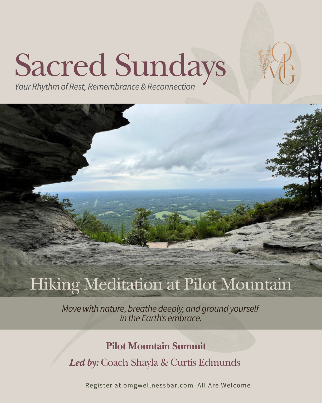 Sacred Sundays @ Pilot Mountain